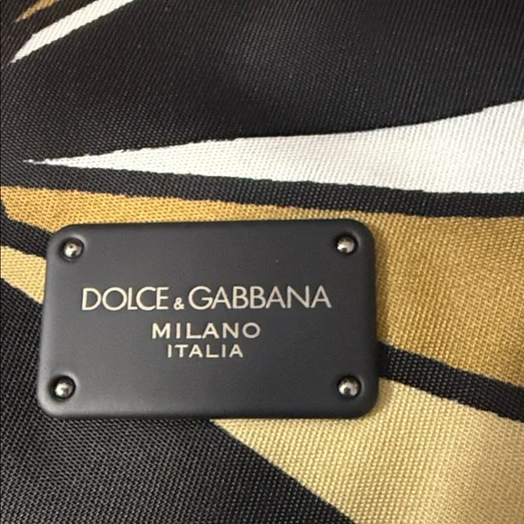 Dolce & Gabbana Black and Gold Star Backpack - Picture 8 of 15